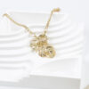 oly-8cf16c013d6be4fe630275d5773c4ccb Wholesale Trendy Western Cowboy Theme Necklace And Bracelet Set With Horse Boots Hat Pendants Zinc Alloy Jewelry For Gift And Everyday Wear
