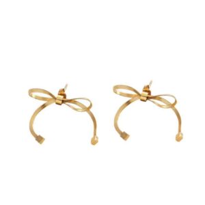 Gold earrings