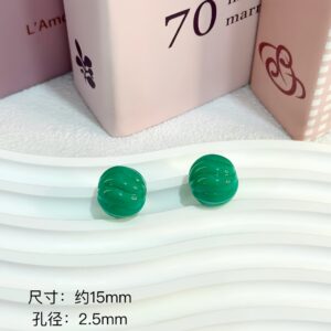 06-green / See pictures for dimensions (sold by the piece)