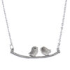 Wholesale Zinc Alloy Love Bird Pendant Earrings And Necklace Set Retro Minimalist Jewelry For Party And Daily Wear
