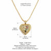 oly-8d6a38cc35222b0c8da3fa8cc129603b Wholesale Vintage Heart Locket Necklace Stainless Steel Engraved Floral Design Chic Gift For Everyday Wear