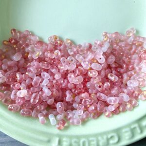 10-watermelon red / Size about 4*6mm