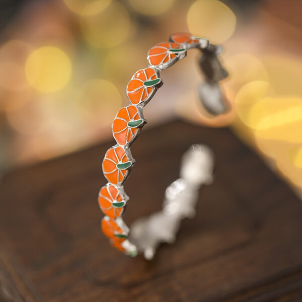 oly-8dd7312f19d23fb9e6efb6c486e6548f Wholesale Halloween Pumpkin Vintage Metal Bracelet Jewelry Accessory For Women Party Gift