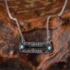 oly-8dda7e8ba42e16b44816823eab2fd018 Wholesale Vintage Turquoise Arrow Pendant Necklace With Antique Silver Finish And Geometric Hollow Design A Trendy Jewelry Accessory