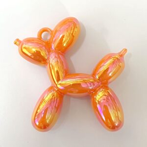 17# Glare Orange / The size is about 45*46mm, the thickness is about 13mm, and the aperture is about 3.5mm (sold by unit)