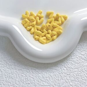 08-yellow / Size is about 8mm, hole diameter is about 1.4mm