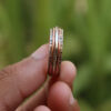 oly-8e7f51518c73ff12e321d5d594082cd9 Wholesale Retro Bohemian Style Geometric Two Tone Women S Ring Alloy Electroplated Jewelry Accessory Party Gift