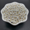 Wholesale Electroplated Plastic Spacer Beads Silver Round Loose Beads for DIY Bracelet Necklace Jewelry Making Accessory