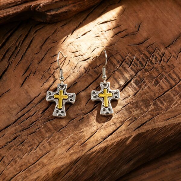 oly-8ebf08cf63a0d28fea55ca21b542ca9f Wholesale Zinc Alloy Retro Gold Silver Tone OT Buckle Cross Bracelet Fashion Jewelry Gift For Resale