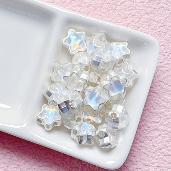 oly-8ec592df9afa0b04cbb3b039e4b34448 Wholesale Alloy Rhinestone Loose Beads DIY Phone Chain Keychain Charms Five Pointed Star Heart Design Chic Car Key Accessory for Everyday Use