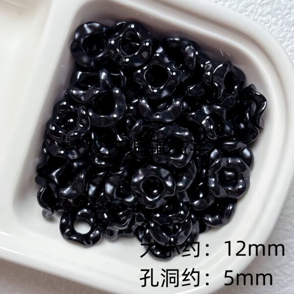 oly-8ee69fb02529add33a9f05de02a11f50 Wholesale Acrylic Painted Lace Beads for DIY Jewelry Making Decorative Phone Charm Craft Supply