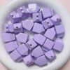 Wholesale Acrylic Purple Milk Carton Loose Beads Baking Varnish Finish for DIY Phone Strap Charm Boutique Resale