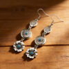 oly-8f7e00034694e6e29fca79f5aa213f9c Wholesale Bohemian Carved Turquoise Pendant Earrings For Women Elegant Drop Earrings Fashion Party Jewelry Boutique