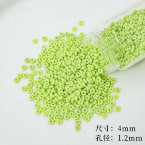 09-Fruit Green / 4mm(200 pieces/bag)