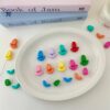 oly-9087ed8a1cc003ca61ccbb295d9d3552 Wholesale Baked Paint Acrylic Tulip Loose Beads for DIY Phone Chain Jewelry Making Fashion Accessory Gift