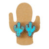 oly-90895b11780e146c5d0ca4d0e0c11f90 Wholesale Cactus Turquoise Earring Necklace Set Layering Jewelry Fashion Accessory Boutique Resale