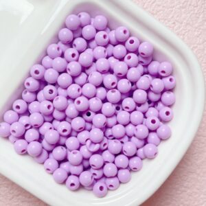 07-light purple (luminous) / 6mm(100/bag)