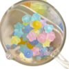 oly-91249759cf37e49678adc625ed2d0f20 Wholesale Frosted Acrylic Star Beads DIY Kit for Bracelet and Phone Charm Making Trendy Jewelry Craft Supply