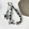 Wholesale Stylish Matte Acrylic Star Square Beads Loose Spacer Beads for DIY Phone Charm Jewelry Making
