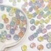 Wholesale Acrylic AB Coated Faceted Soccer Ball Beads, Colorful Loose DIY Jewelry Making Accessory, Boutique Resale