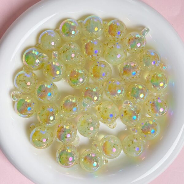 oly-9187e3fb30aeb1f920df46f82051661b Wholesale Acrylic Luminous Gold Foil Cloud Mist Round Beads for DIY Grape Bunch Car Hanging Charm Jewelry Making Gift Boutique Resale