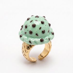 Mint chocolate chip ice cream ring