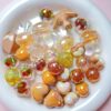 Wholesale Electroplated Acrylic Loose Beads White Mixed Style for DIY Phone Strap Keychain Fashion Accessory Craft Supply