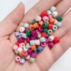 oly-926fcf2568b61e648c84e04b045a3731 Wholesale Acrylic Cylindrical Beads 6mm Fruit Green Loose Beads for DIY Phone Charm Jewelry Making, Bag Charm & Fashion Accessory Craft