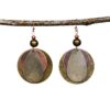 Wholesale Distressed Copper Alloy Bohemian Retro Moon Geometric Earrings Chic Everyday Jewelry Accessory For Women
