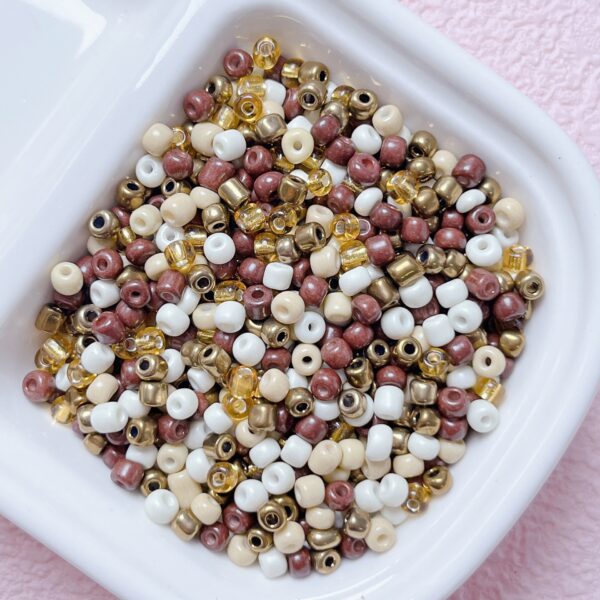 oly-937c8ce8cab634aeb119ebe05ef7debc Wholesale Pink Acrylic Seed Beads for DIY Jewelry Making 4mm Loose Beads 15g Bag for Bracelet Necklace Ring Crafts Jewelry Accessory for Resale