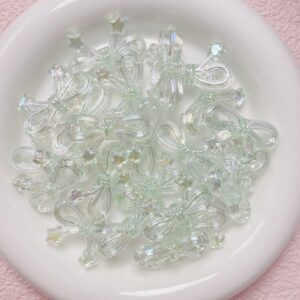 02-green / Size is about 34*20mm, hole diameter is about 2.3mm