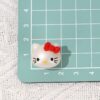 oly-93bdc82abc0467e67ebb7238e92866a5 Wholesale Trendy Silicone Cat Beads Red UV Plated DIY Bag Charm Phone Charm Keychain Craft Supply