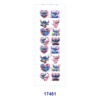 oly-94416df06650907432da1ba016b7fe06 Wholesale 2/8/16pcs Cute Blue Creature Heart Floral Print Pen and Bookmark Stickers UV DTF Wraps OLY Exclusive