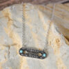 oly-948088f8bb10f0e87a2475801e67b447 Wholesale Vintage Turquoise Arrow Pendant Necklace With Antique Silver Finish And Geometric Hollow Design A Trendy Jewelry Accessory