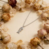 Wholesale Electroplated Zinc Alloy Gothic Skull Earrings Necklace Set Animal Fish Bone Pendant Trendy Jewelry Accessory