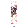 Wholesale 2/8/16pcs Variety Cute Dog Leopard Bow Paw Print Heart Floral Print Pen and Bookmark Stickers UV DTF Wraps OLY Exclusive