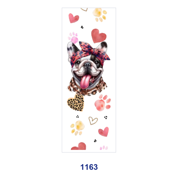 Wholesale 2/8/16pcs Variety Cute Dog Leopard Bow Paw Print Heart Floral Print Pen and Bookmark Stickers UV DTF Wraps OLY Exclusive