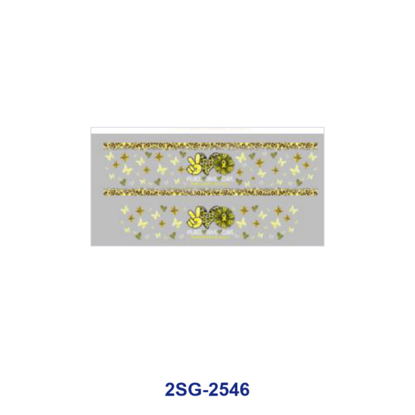 oly-958b18af1f63549315cddfccccb38f67 Wholesale 8pcs Peace Love Cute Symbol Pattern 3oz Cup Stickers Wrap OLY Exclusive