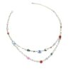 oly-95ab8994687cf54cc5498b100cbf92b1 Wholesale Vintage Ethnic Style Turquoise Double Layered Necklace Trendy Chic Jewelry Accessory For Boutique Resale And Gift
