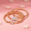 Wholesale Trendy Animal Series Stretch Bracelet Siamese Cat Rabbit Cat Design Copper Electroplated Fashion Jewelry Accessory For Everyday Wear Or Resale