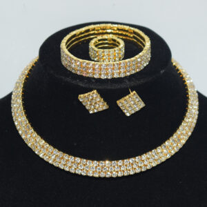 Xl-2018-3 rows (set of 4) gold