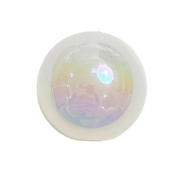 oly-95d33ef8346c5d8ce0715ef1c737e42a Wholesale 16mm Pink Jelly Acrylic Loose Beads Plated Finish DIY Phone Charm Car Hanging Craft Supply