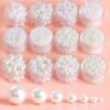 oly-95e0ade71527cbf67a0da29744e3fcad Wholesale ABS Imitation Pearl Loose Beads Round 4mm White 200pcs DIY Bracelet Craft Jewelry Making Accessory