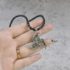 Wholesale Antique Silver Triangle Pendant Necklace Hip Hop Nordic Fashion Jewelry Accessory For Boutique Resale