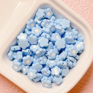 05-light blue / The size is about 10mm, the aperture is about 1mm