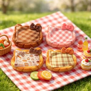 Wholesale Cartoon Cat Resin Tray Dollhouse Decoration DIY Craft Supply for Hair Clip Fridge Magnet Gift