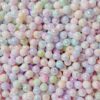 Wholesale Acrylic Gradient AB Two Color Imitation Pearl Loose Round Beads for DIY Phone Charm and Jewelry Making