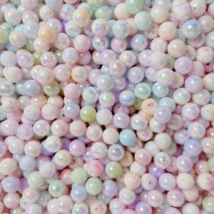 oly-96480d8da90d17cc6227d5fe8ee89208 Wholesale Acrylic Gradient AB Two Color Imitation Pearl Loose Round Beads for DIY Phone Charm and Jewelry Making