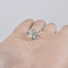 oly-96669794834fbff7032d091bf903bf52 Wholesale Vintage Carved Cactus Open Adjustable Ring Antique Silver Zinc Alloy Women S Fashion Accessory