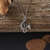 oly-9681609fbd7e62fa36fb670ee1a09c38 Wholesale Zinc Alloy Punk Dragon Music Note Pendant Necklace Silver Tone Men S Fashion Accessory Gift And Boutique Resale